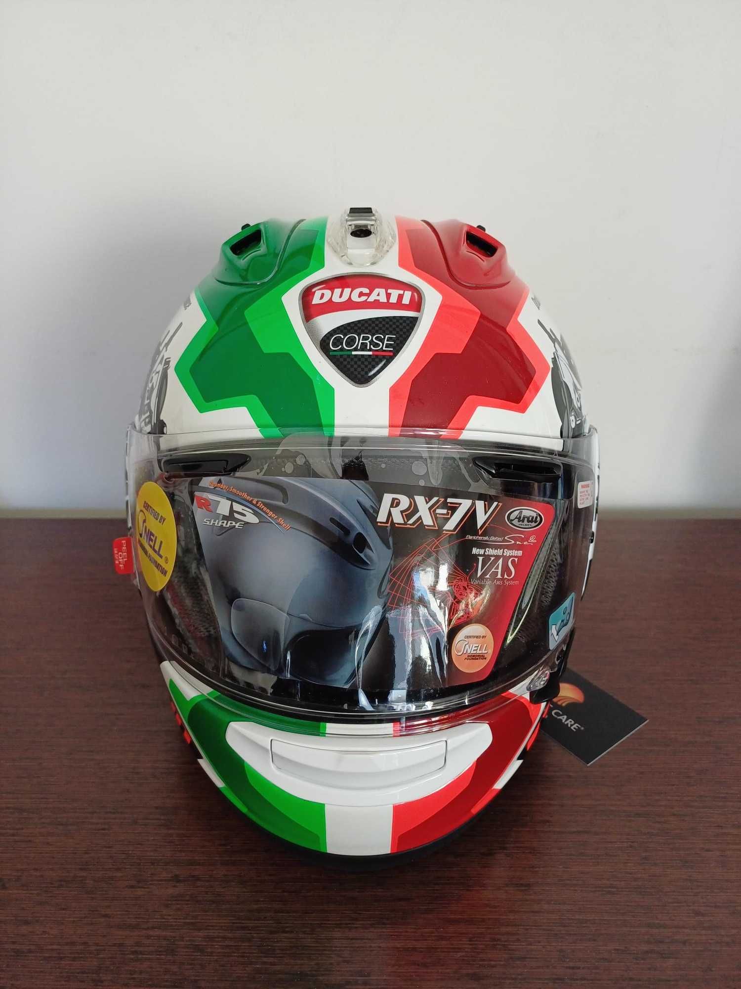 Capacete Arai RX-7V Ducati Corse V2