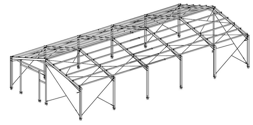 Konstrukcja stalowa hali 12x24