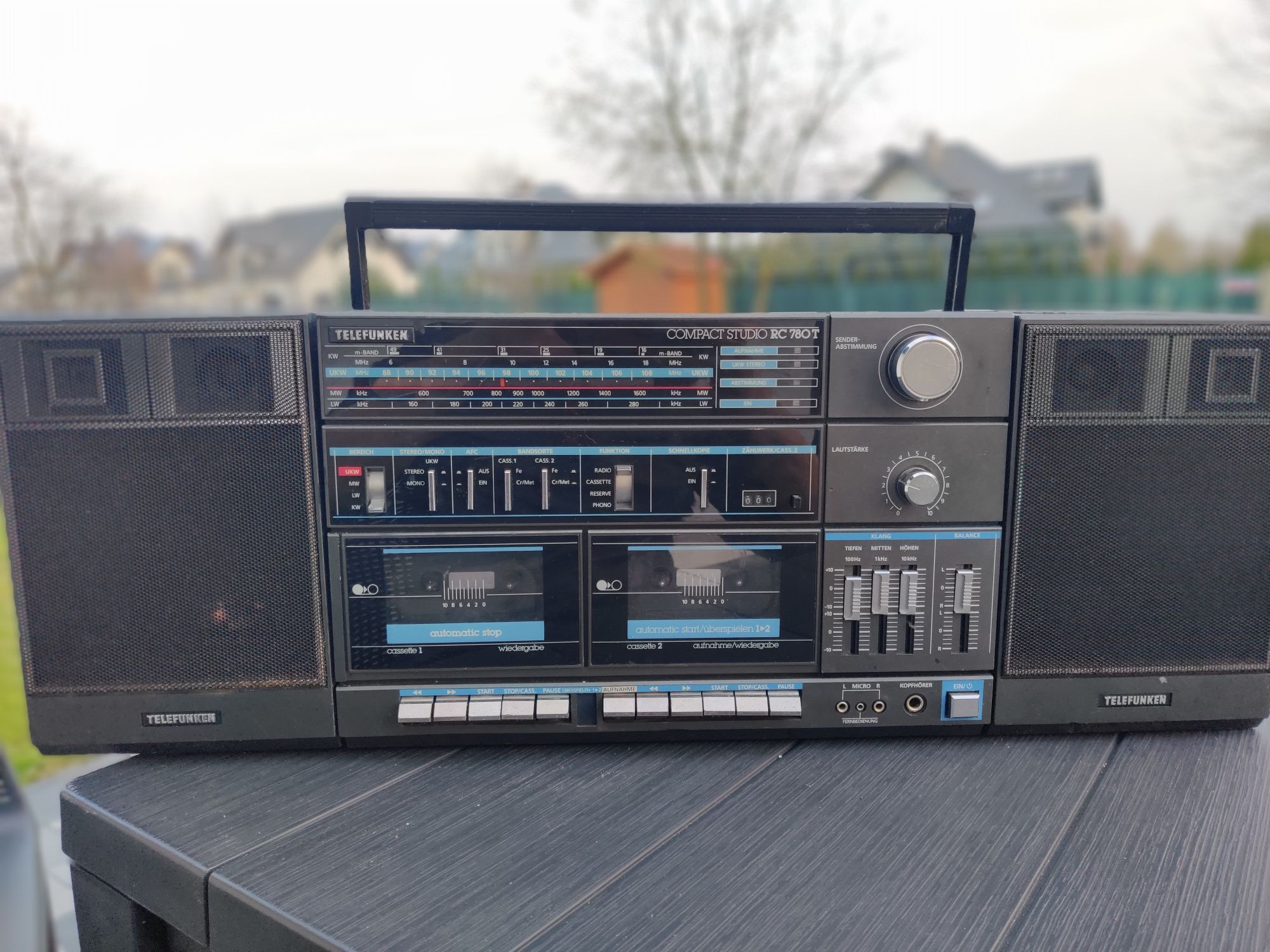 Telefunken RC 780T boombox radiomagnetofon radioodtwarzacz