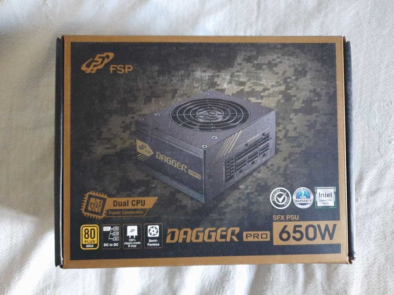 Блок живлення 650W FSP DAGGER PRO SFX (SDA2-650) 80PLUS GOLD Новий!