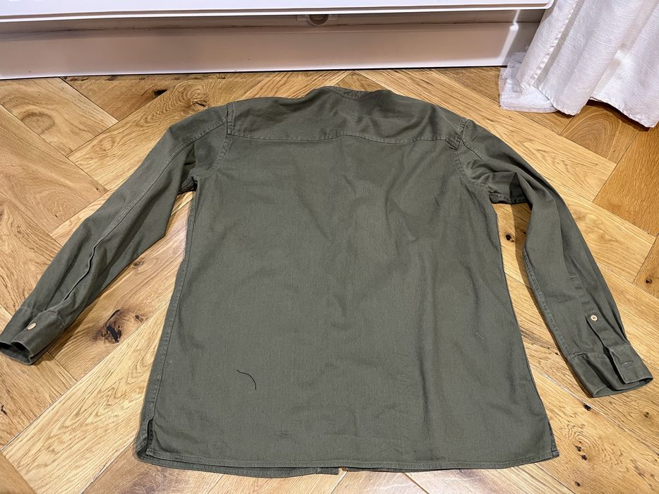 Koszula na stójce elegancka design ZARA regular rozm. L