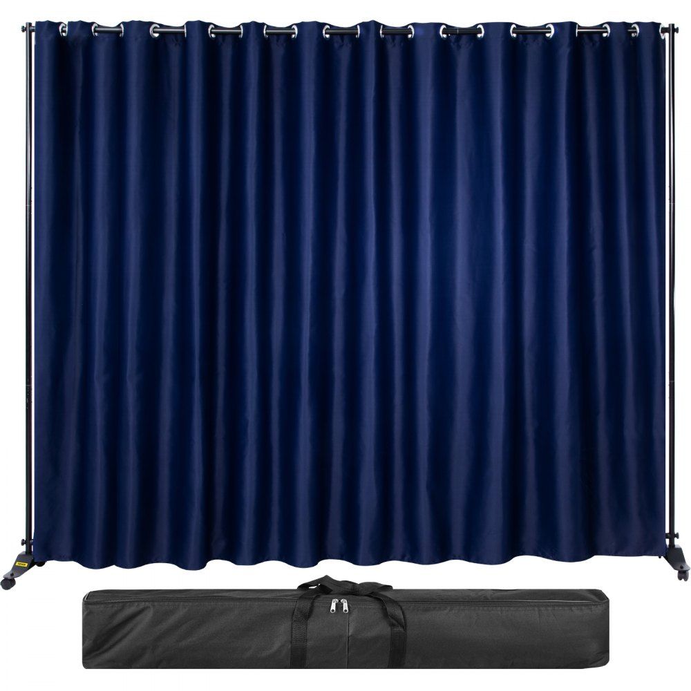 Divisor de espaço  - cortina de ojete, azul-marinho