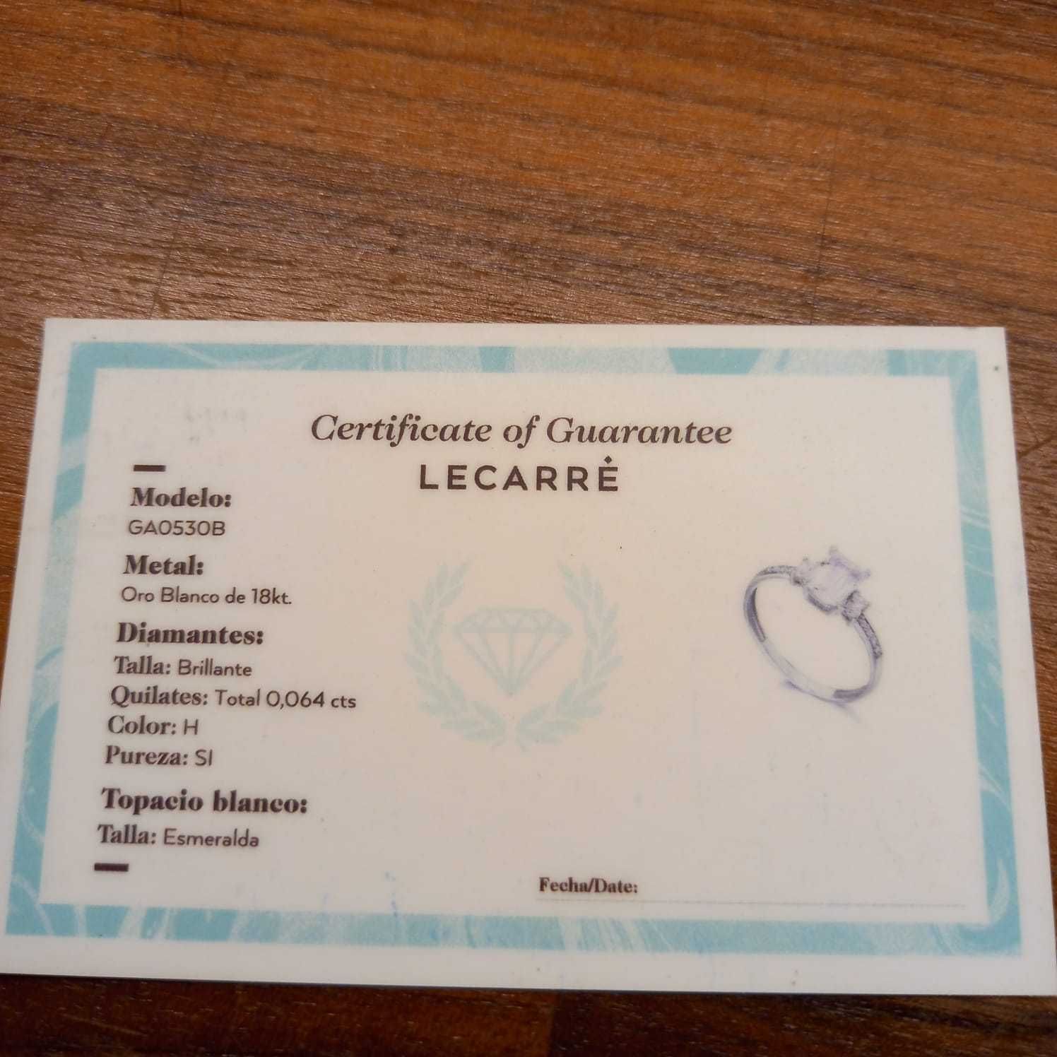 Lindíssimo anel LECARRÉ