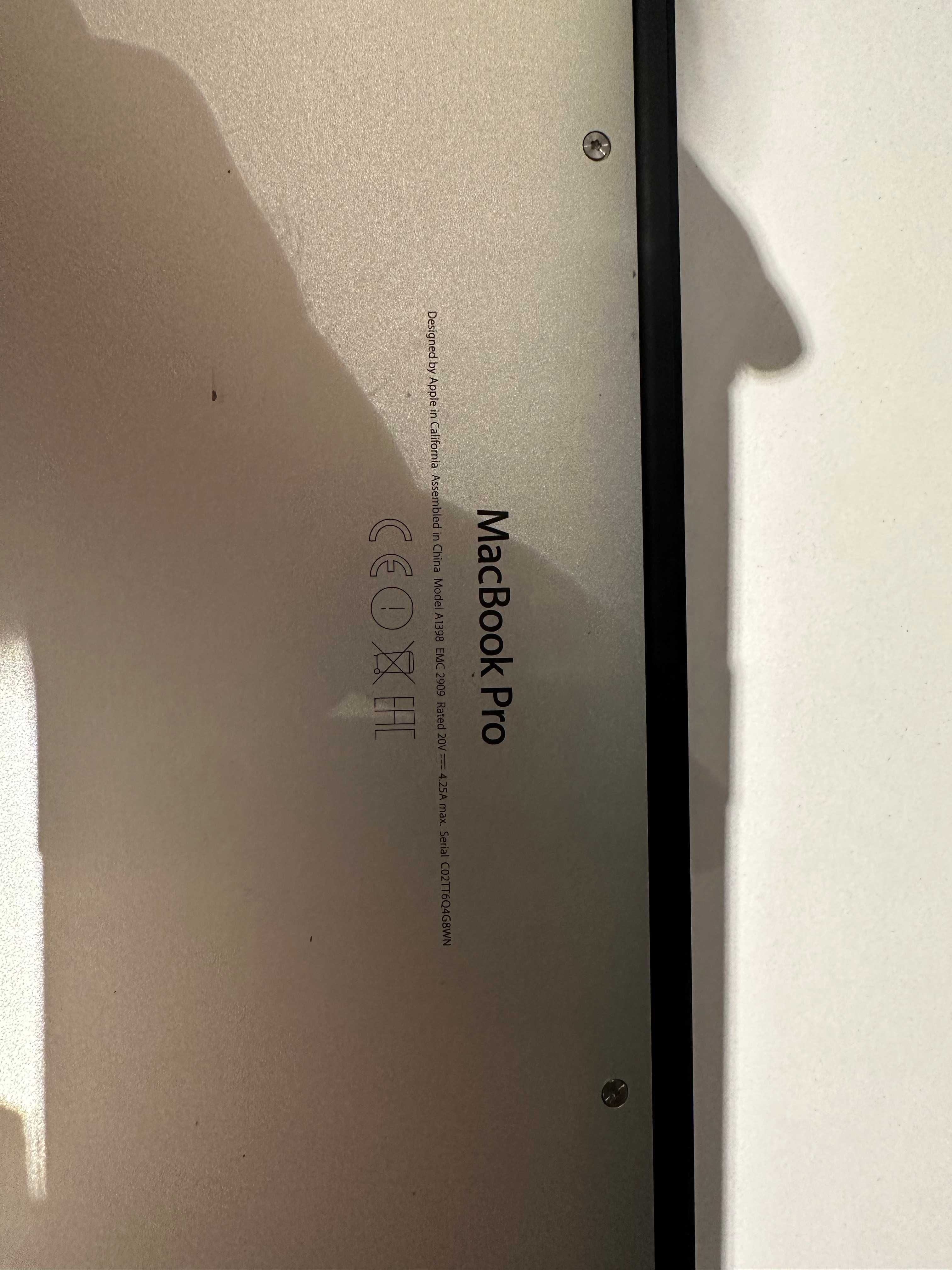 MacBook Pro 15 Retina MJLQ2 2015