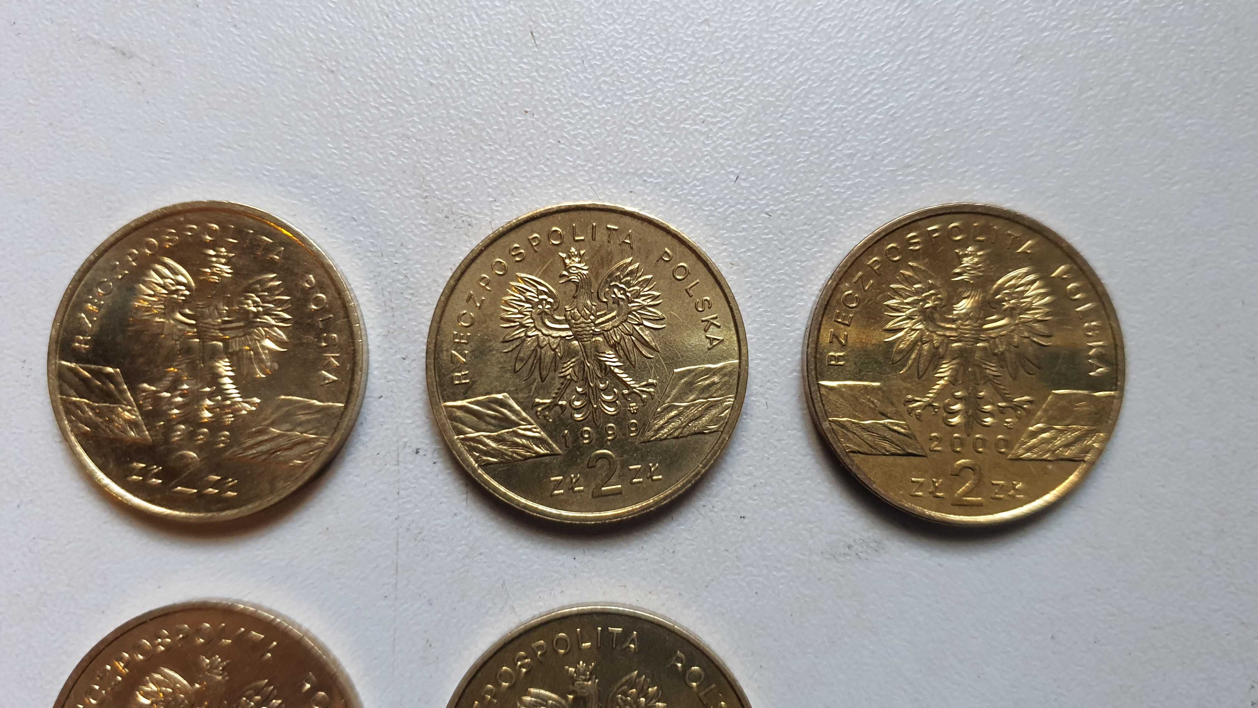 2 zł - monety kolekcjonerskie - 5 szt