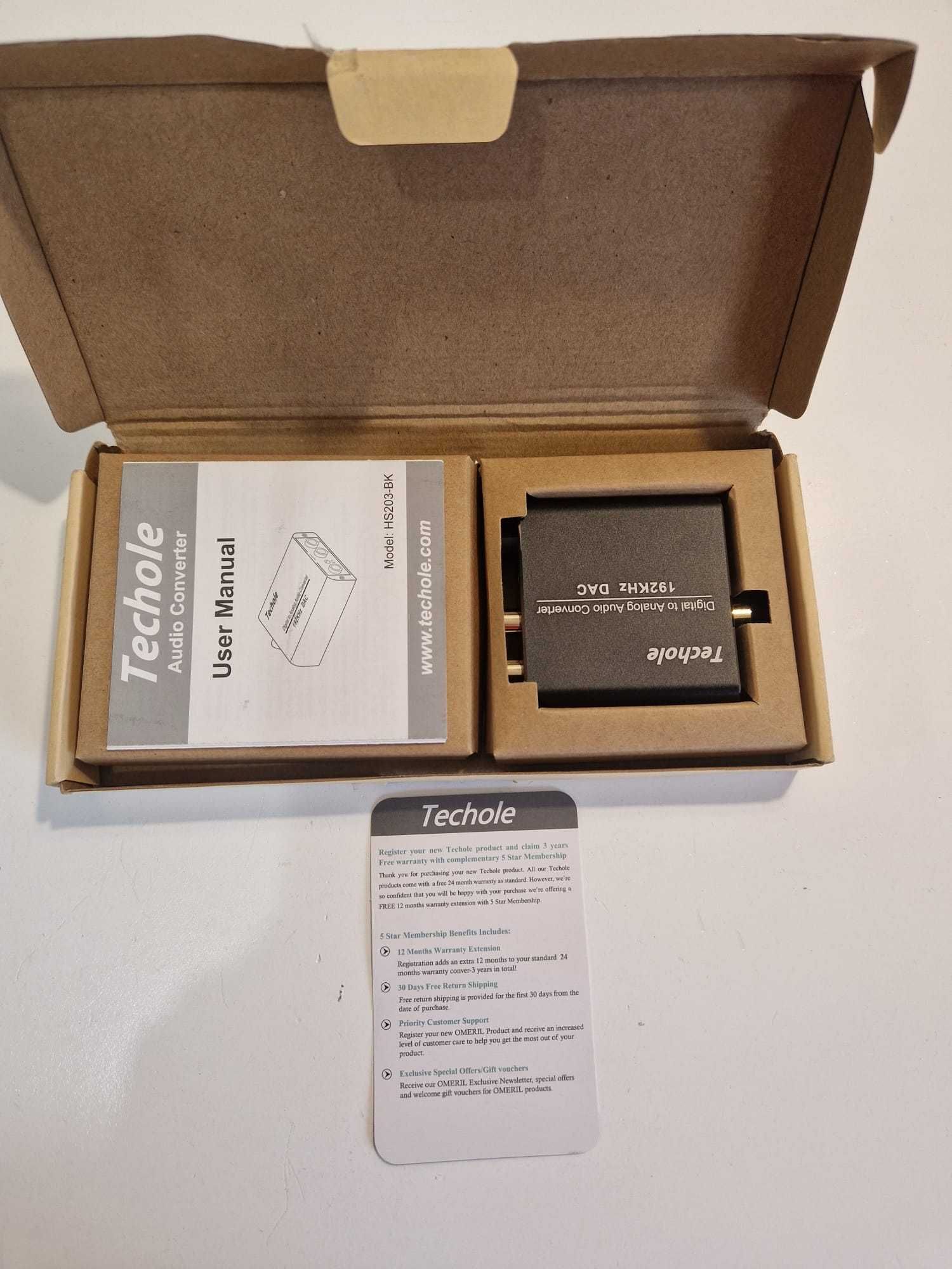 Konwerter audio cyfrowo-analogowy - Techole Model HS202
