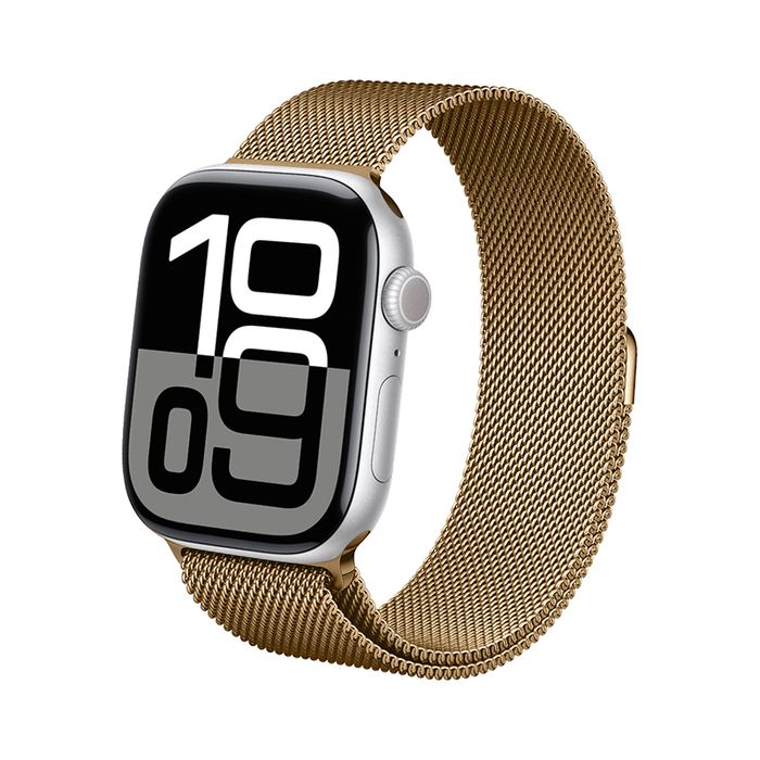 Pasek do Apple Watch 44/45/46/49 mm Stal Nierdzewna Crong Milano Steel