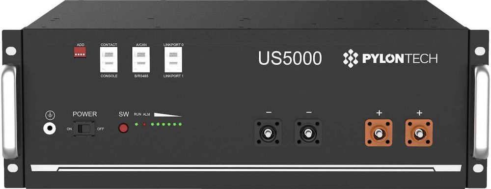 Акумулятор LiFePo4 PYLONTECH US5000 на 48В 100Аг залізо фосфат