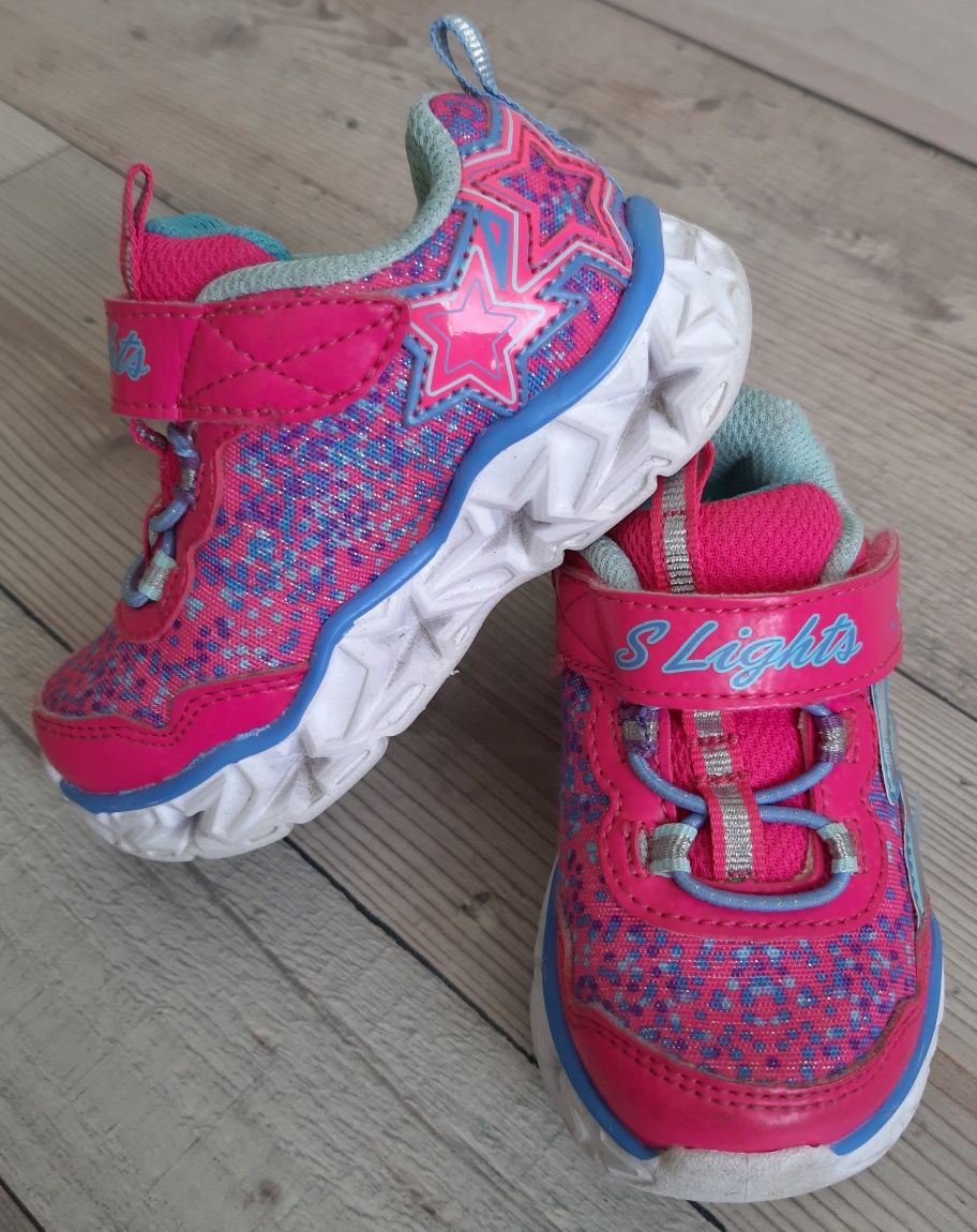 Кросівки з блимавками Skechers SLights  (р.21)