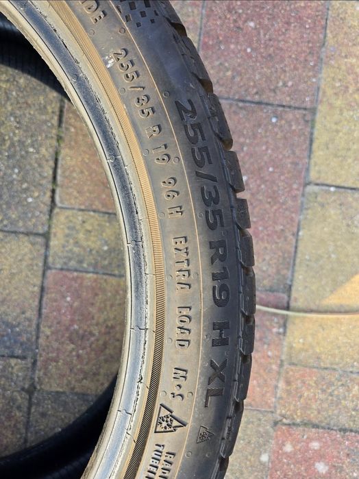 Opony 19"  continental 225/40 i 255/35 R19 XL – komplet, stan bdb,