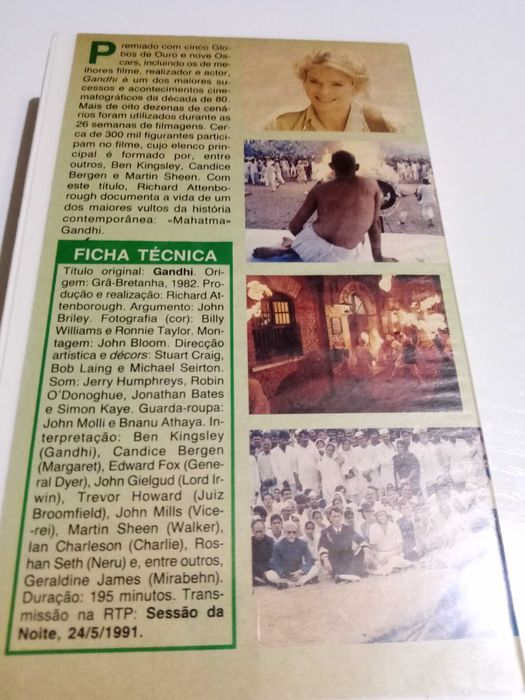 Filme vhs GANDHI