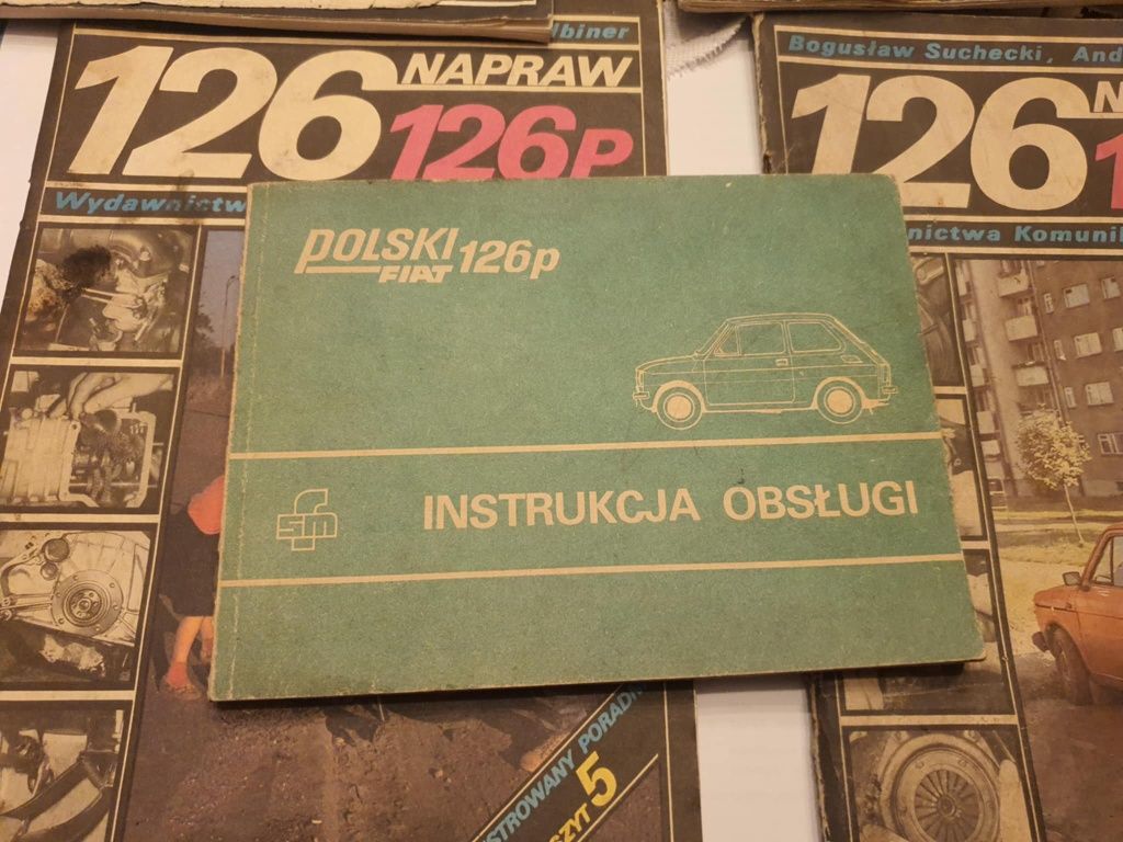 126 napraw 126p ksiazki plus części