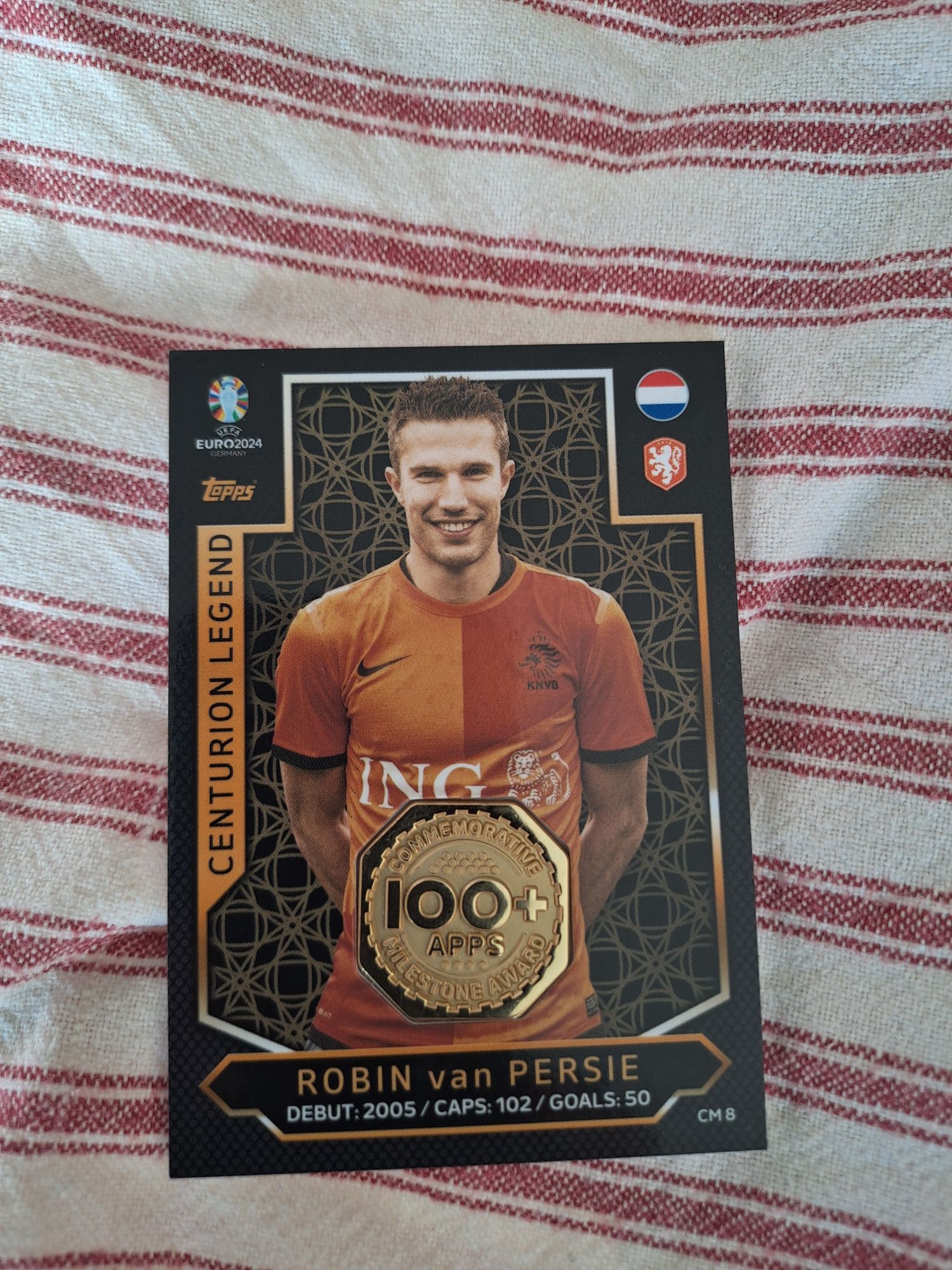 Relic Card - Robin van Persie - Match Attax UEFA Euro 2024