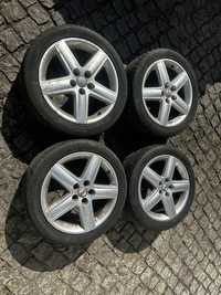 Jantes 17 5x100 audi a3 8l com pneus