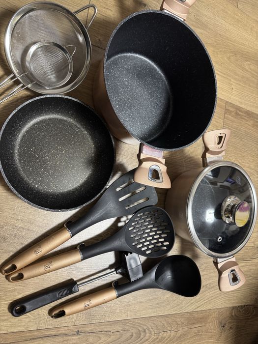 Набор посуду кастрюля сковорідка berlingerhaus