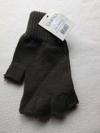 Rękawiczki zimowe mitenki khaki męskie -nowe