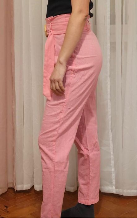 Calça de mulher Cor Rosa