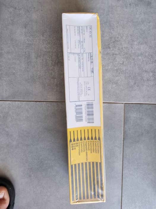 Elektrody spawalnicze Esab Ok 4332 . 3.2. Cztery paczki