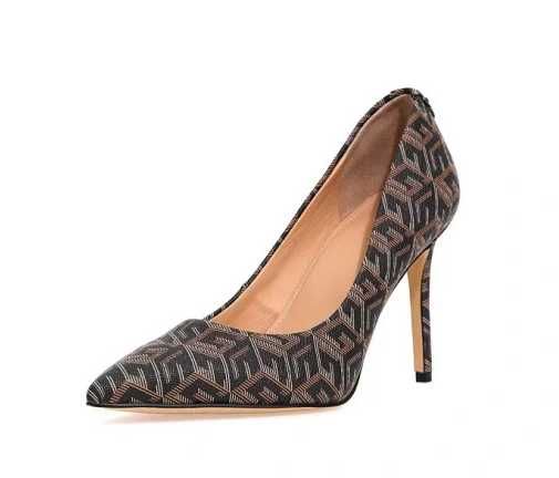 GUESS damskie SZPILKI CZÓŁENKA logowane PREMIUM Roz 38 Czarne