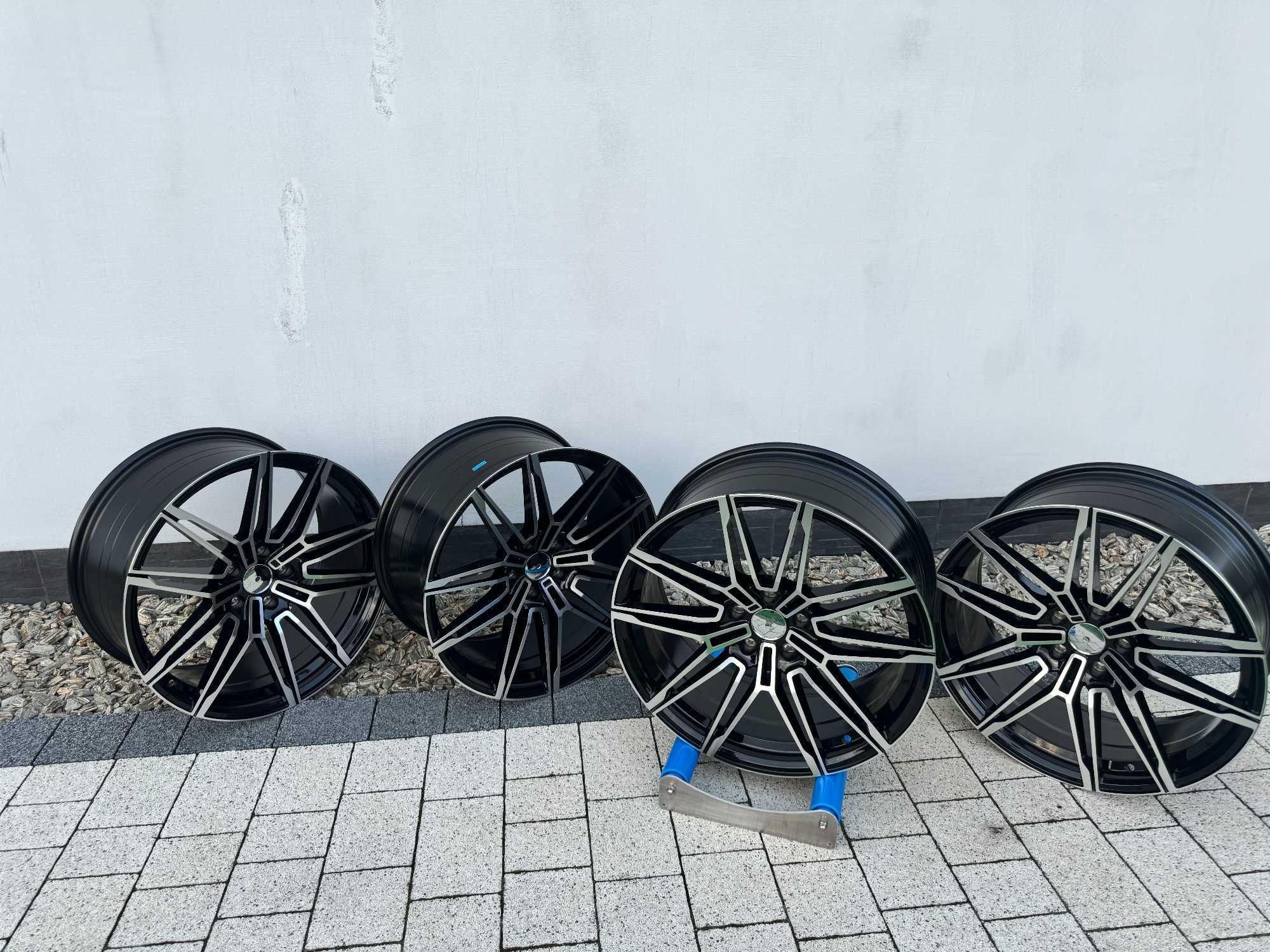 Alufelgi 5x112 Black machined Face 19