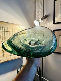 Unikatowa Forma Artystyczna proj. Caczew lata 80 wazon szkło prl