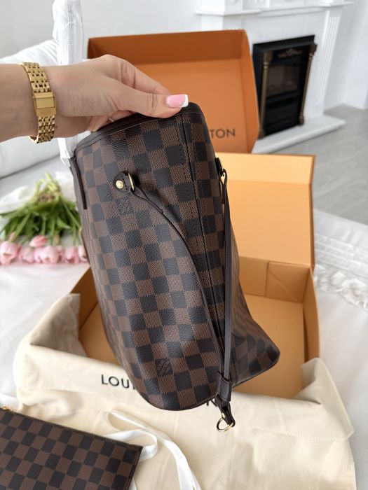 Сумка шопер Louis Vuitton Neverfull жіноча женская сумочка луи витон