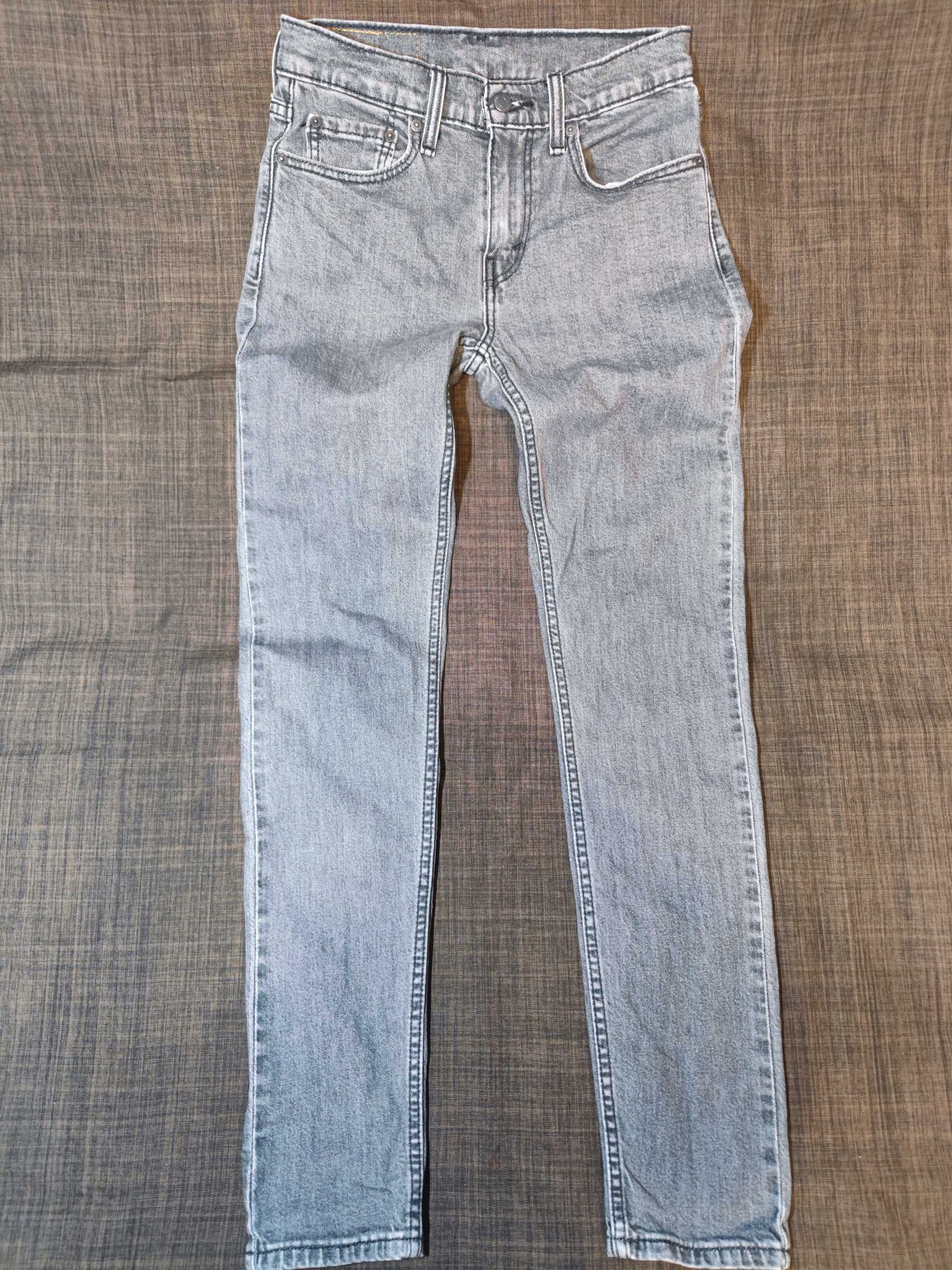 Серые женские джинсы levis 512 lo-ball (28)