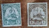 Почтовые марки Юго-Западной Африки.