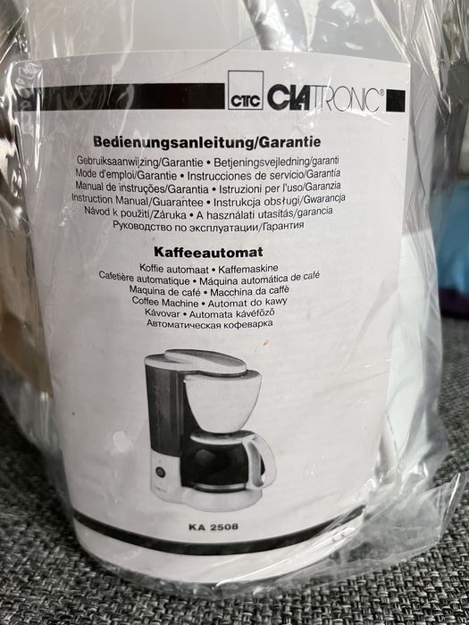 Кавоварка капельна Clatronic