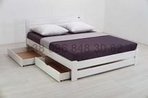 Кровать двуспальная Рич 160х200см массив сосны. Кровать деревянная