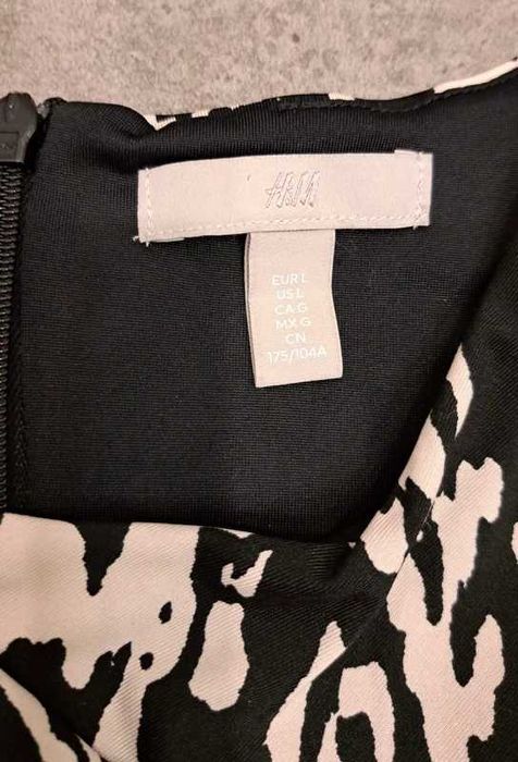 H&M sukienka w panterkę roz.40
