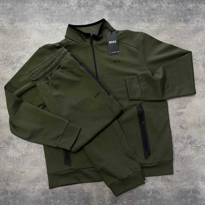 Чоловічий стильний спортивний костюм Hugo Boss)