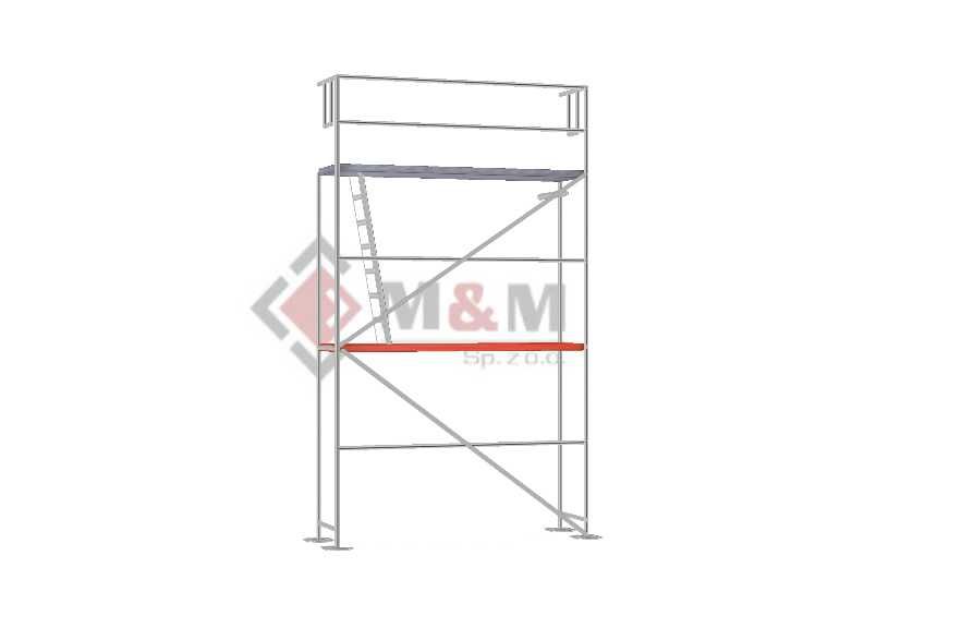 Rusztowanie 3x6m Ramy stalowe 2m