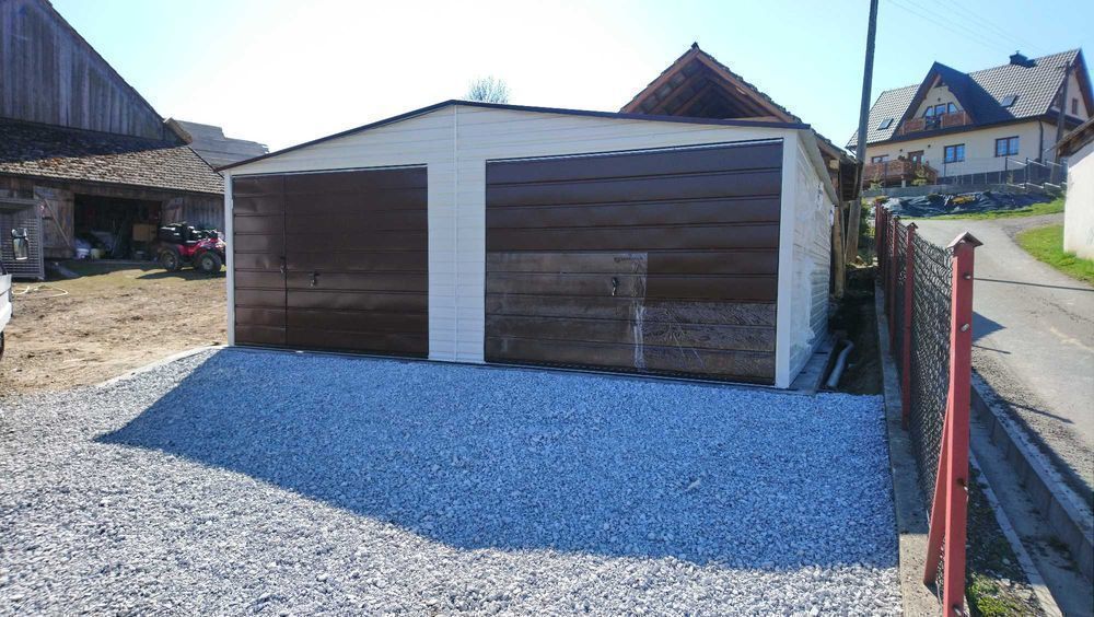Garaż blaszany, 9x6, 6x6, 7x5, 3x6, producent, szybka dostawa