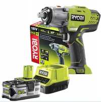 RYOBI Klucz udarowy R18IW 400Nm aku 5ah  nowe