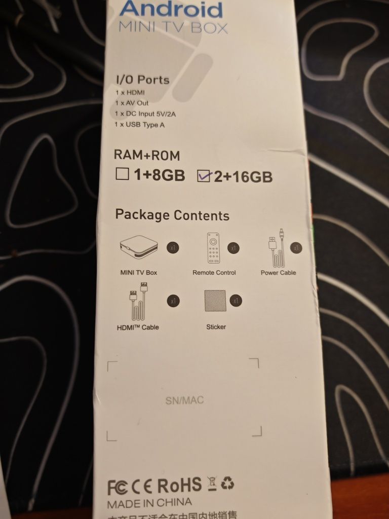 Tanix TX1  2/16Gb Smart TV Android Налаштований