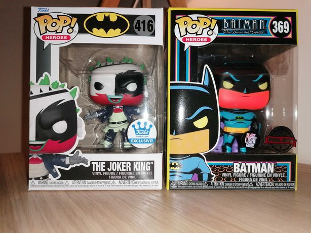 Funko pop Batman - Batman Blacklight e The joker king Funko exc.
