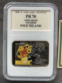 1 $ Vincent Van Gogh - Niue Island 2007r