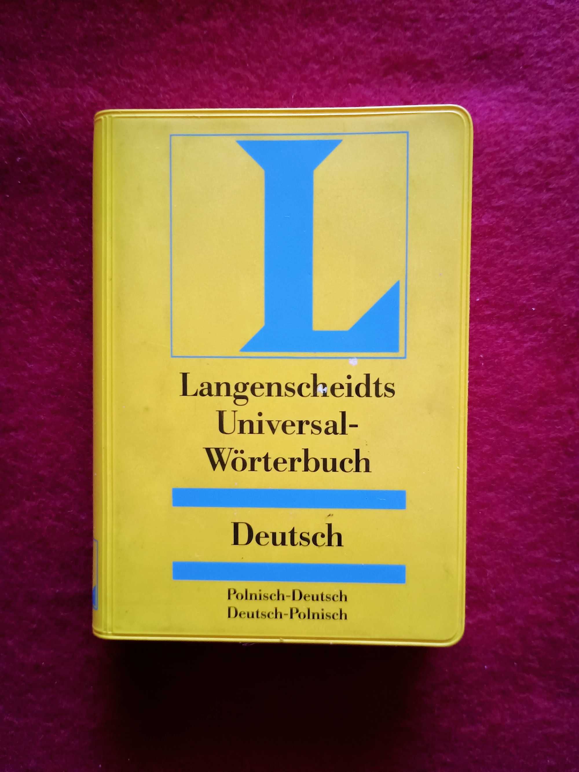 Słowniczek słownik niemiecko polski Langenscheidts Wörterbuch Deutsch