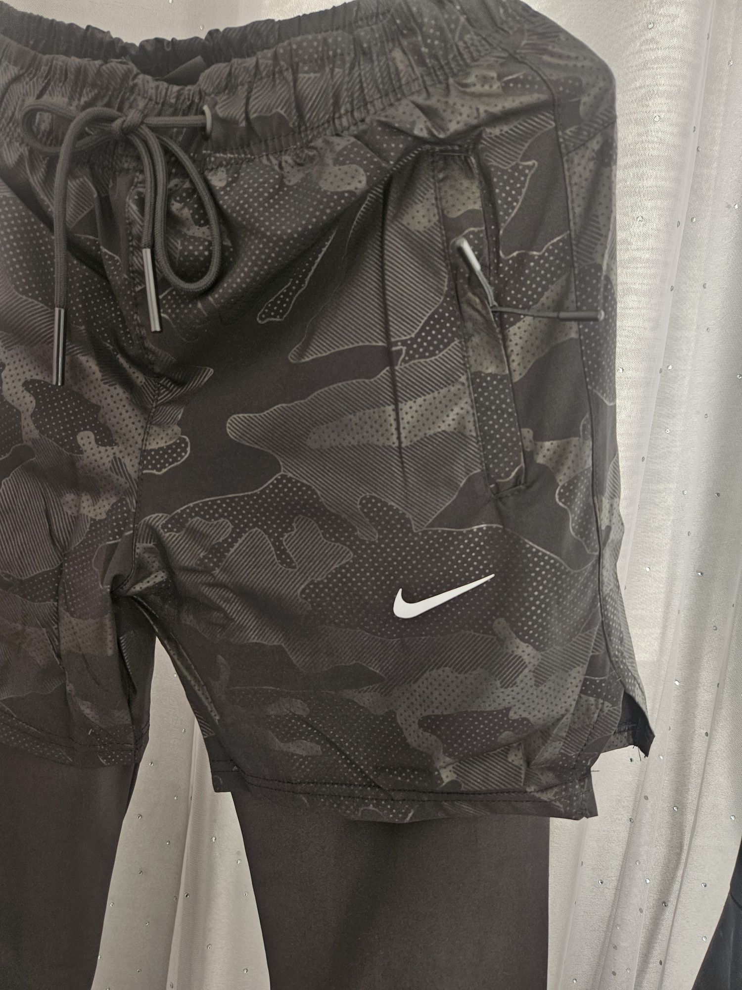 Nike camo spodnie legginsy długie S XXL męskie sportowe siłownia