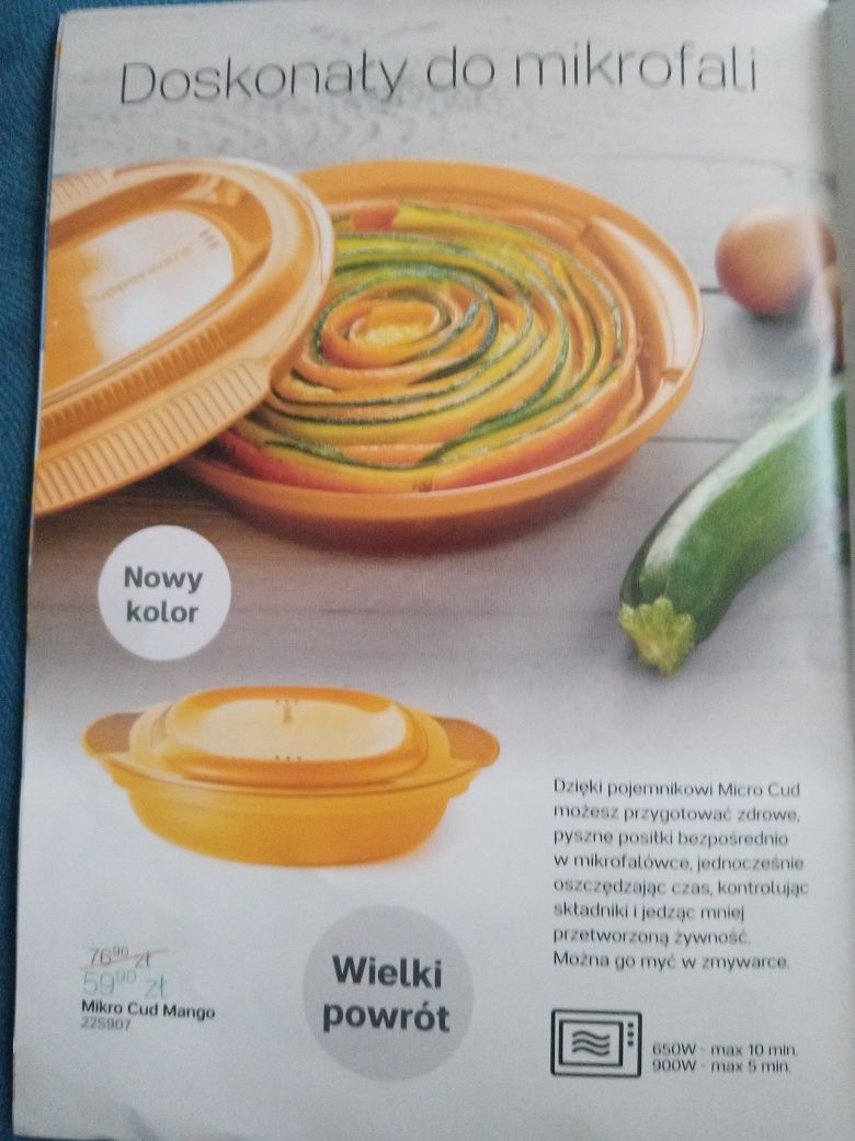 Świetny Pojemnik Micro Cud Mango do mikrofalówki tupperware HIT