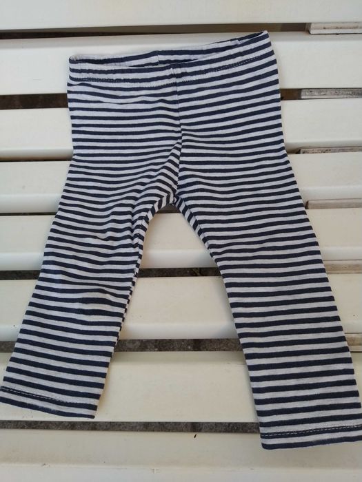Calças de menina às riscas - ZARA - 18 - 24 meses - 92 cm