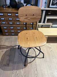 Krzesło obrotowe  do biurka Ikea Kullaberg sosna, vintage