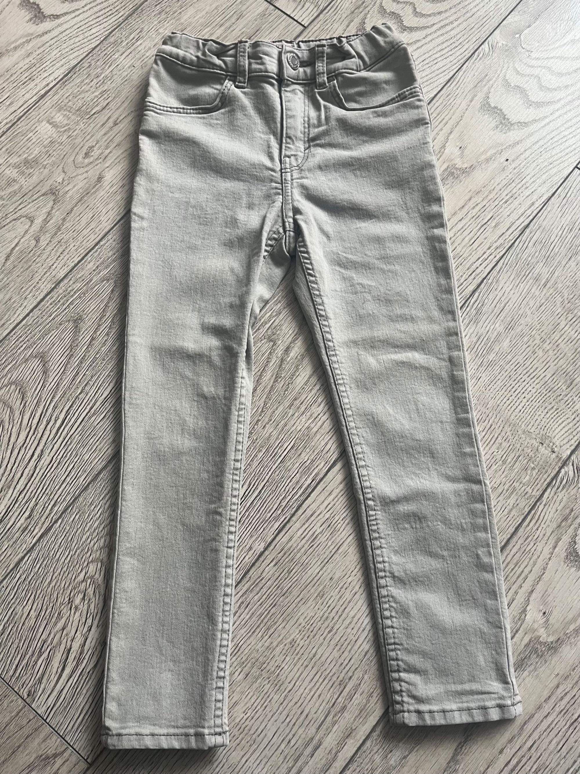 Spodnie Jeansy szare H&M roz.116