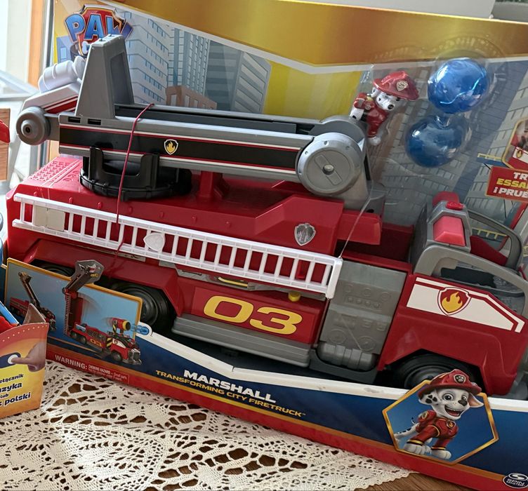 Wóz samochód  strażacki Marshalla Psi Patrol Spin Master