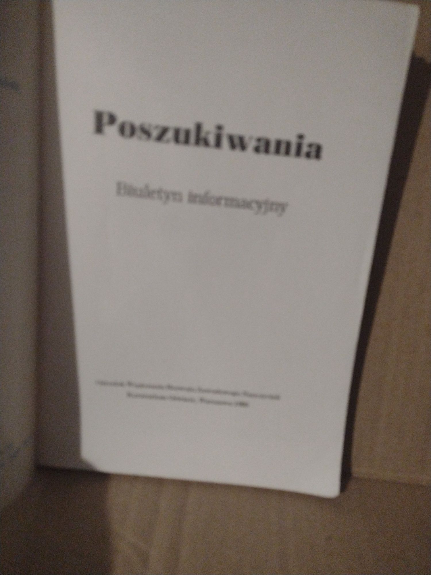 Poszukiwania biuletyn informacyjny ośrodek wspierania rozwoju zawodowe