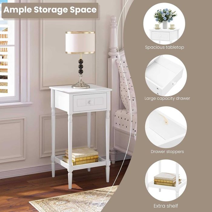 Nowa szafka nocna / stolik wysoki / półka / nakastlik / półka !K277!