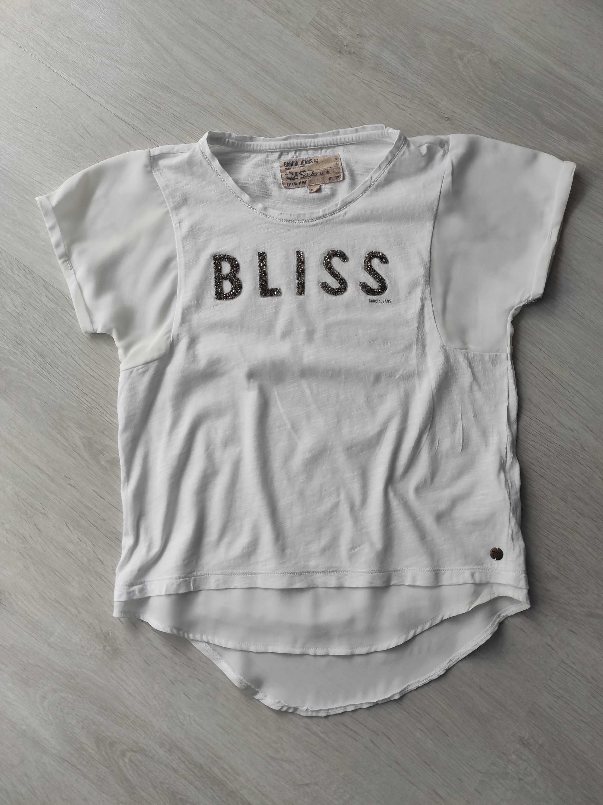 T-shirt Garcia jeans 36 bialy