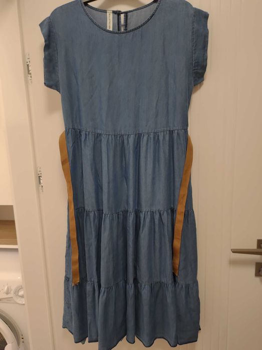 Modna Sukienka z miękkiego materiału