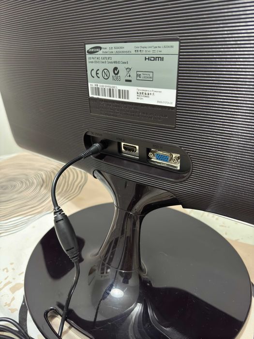 Samsung S22A350H 54.6 cm (21.5") 1920 x 1080 pixels Full HD Black